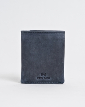 Dublin - Men’s Original Leather Trifold Wallet (Rugged Blue)