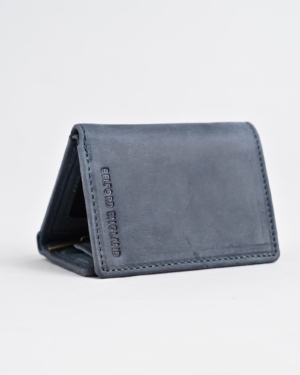 Dublin - Men’s Original Leather Trifold Wallet (Rugged Blue)