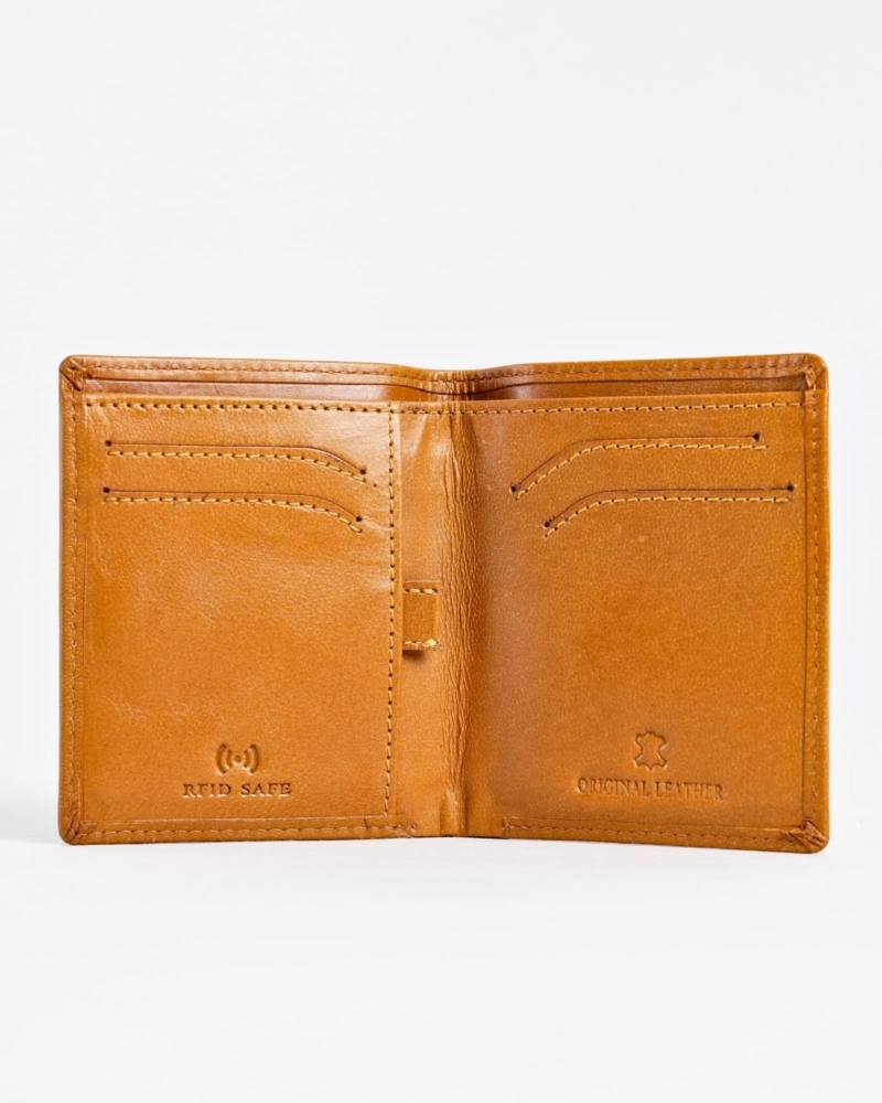 Florida - Men’s Original Leather Minimalist Wallet (Luxury Tan)
