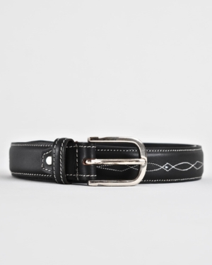 Nottingham Men's Original Leather Belt (Luxury Black)
