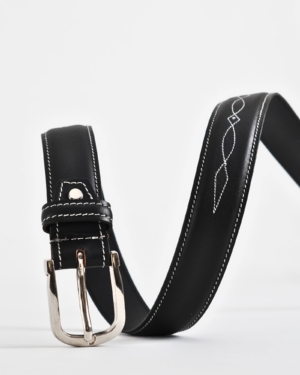 Nottingham Men's Original Leather Belt (Luxury Black)