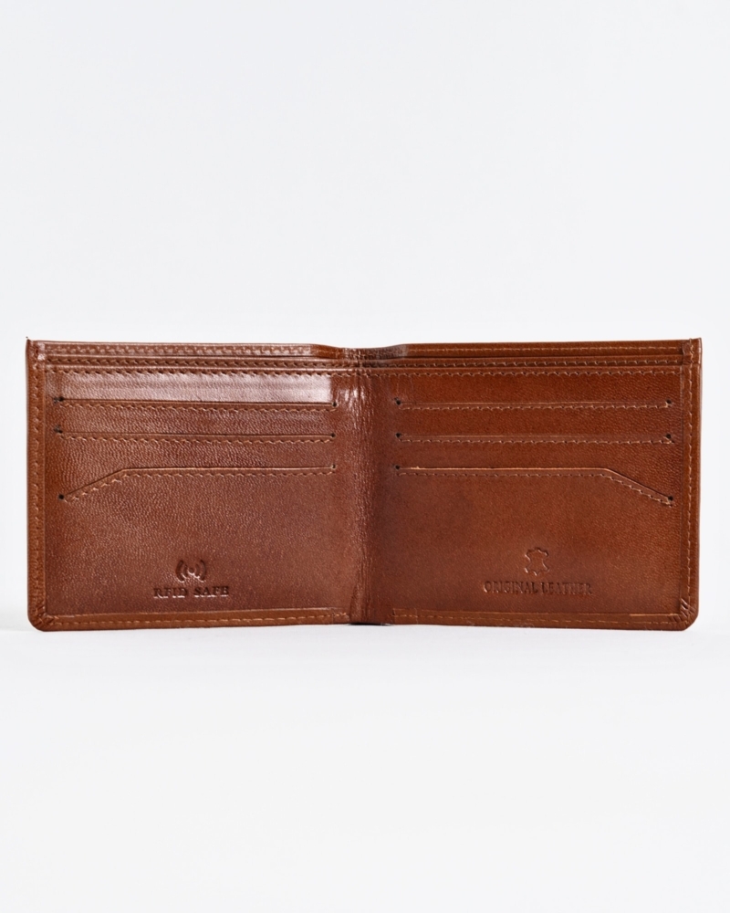 Texas - Men’s Original Leather Minimalist Wallet (Rich Brown)