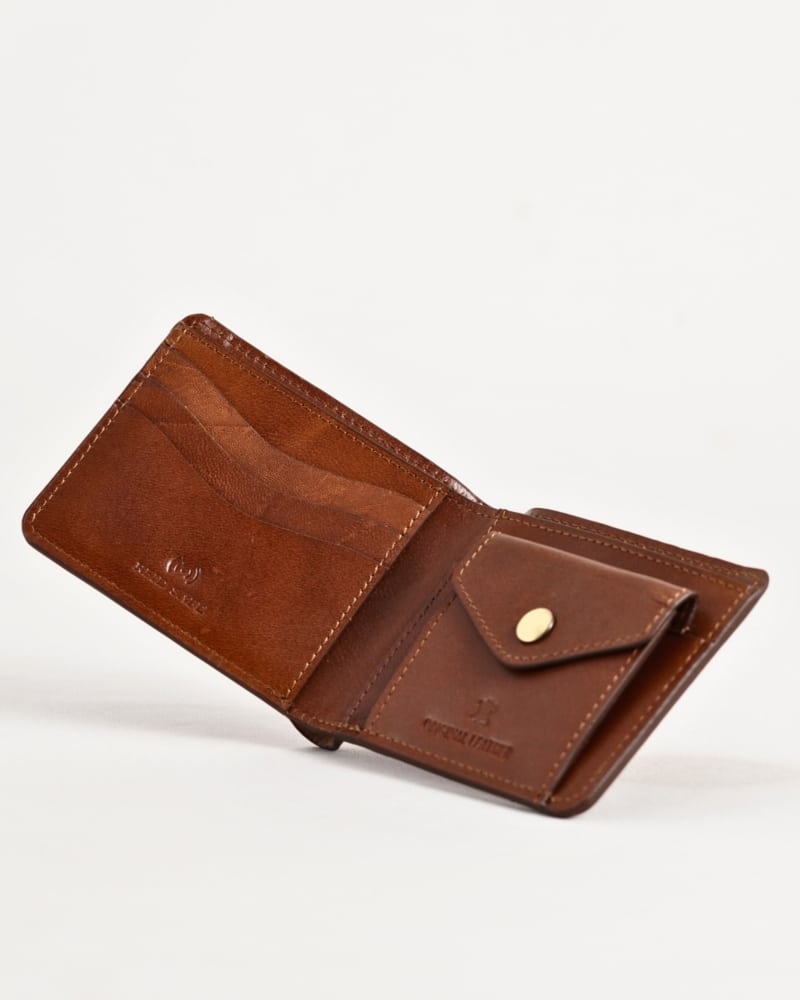Broadway - Men’s Original Leather Minimalist Wallet (Lux Brown)