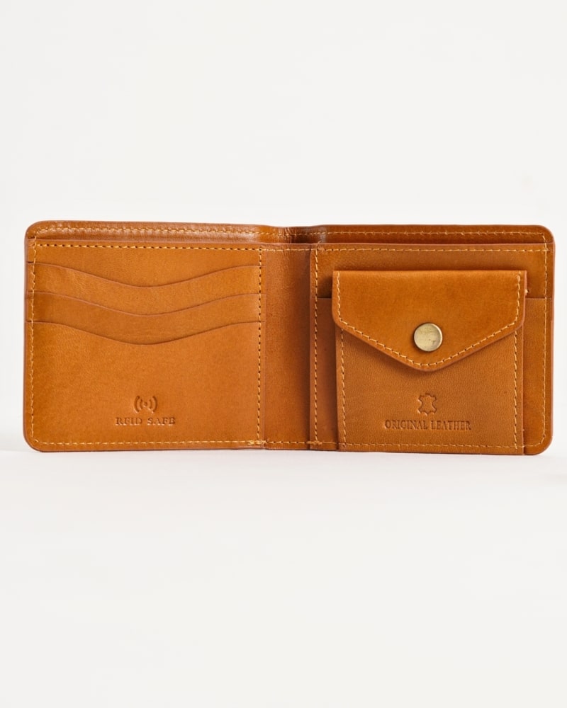 Broadway - Men’s Original Leather Minimalist Wallet (Lux Tan)
